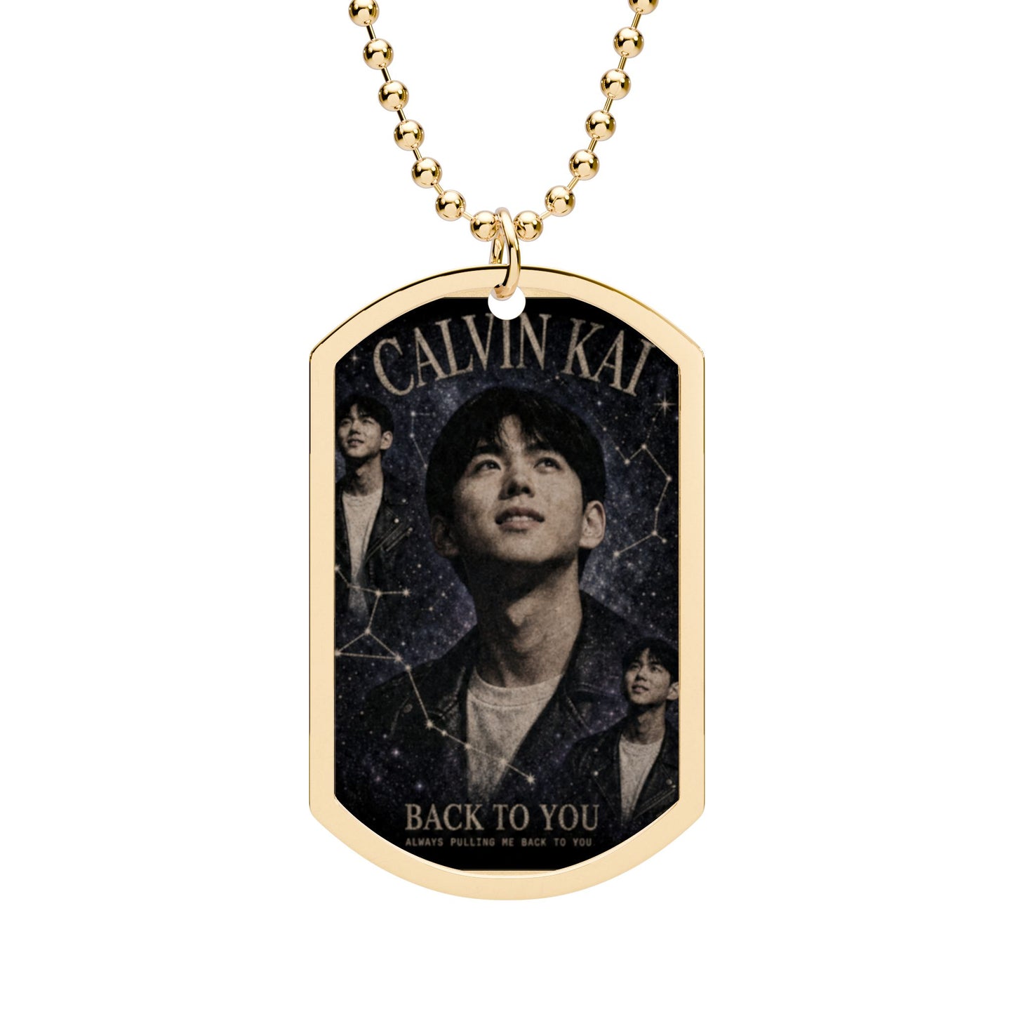 Calvin Kai "Back to you" Collectible Dog Tag