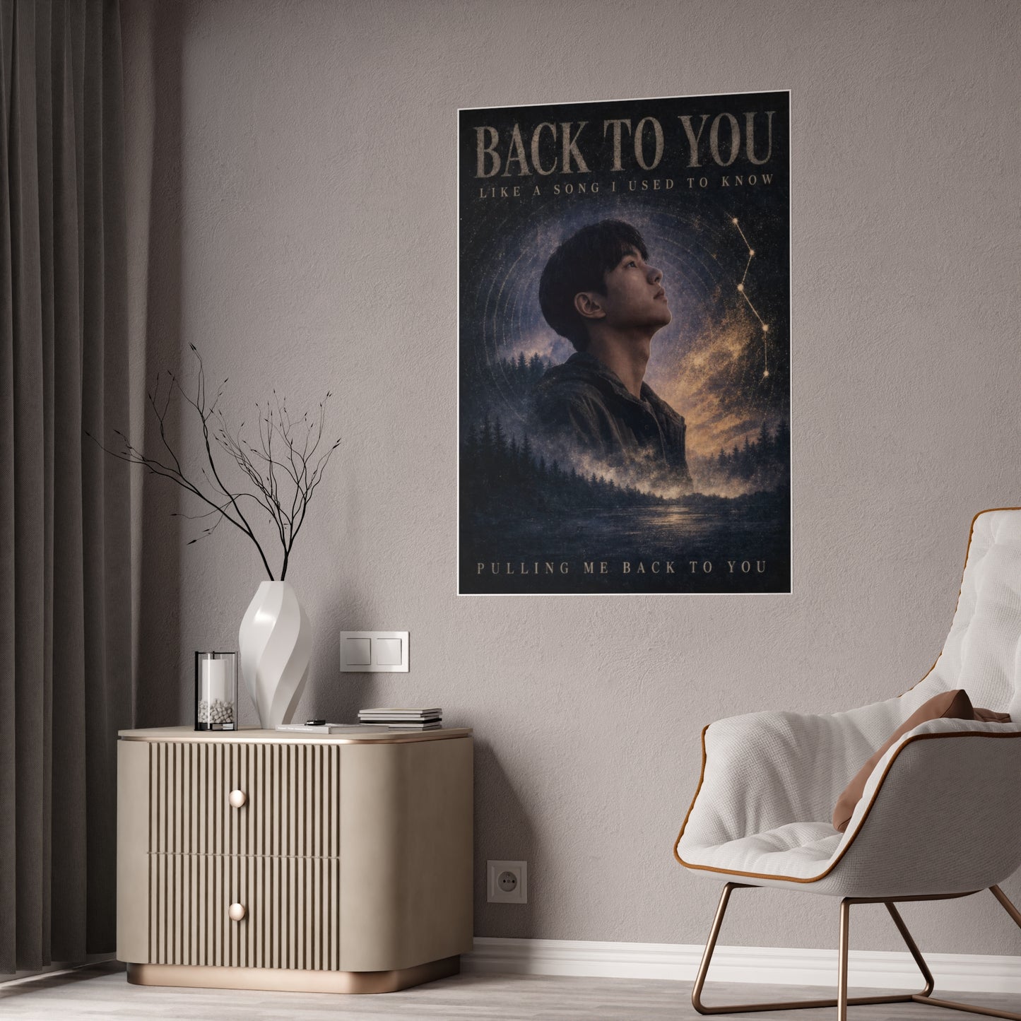 Calvin Kai "Back to you" Glossy Poster
