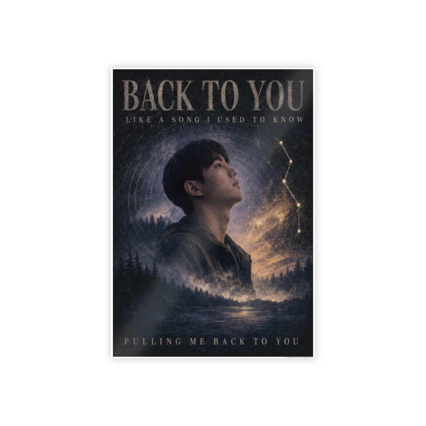 Calvin Kai "Back to you" Glossy Poster