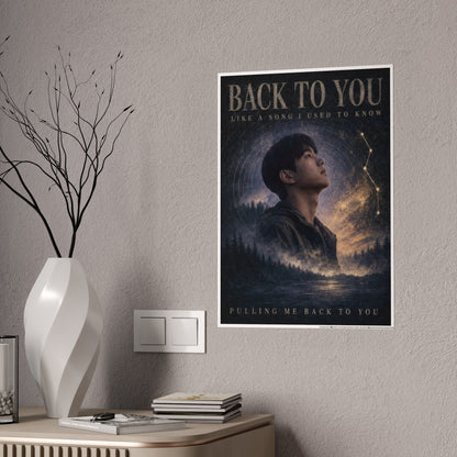 Calvin Kai "Back to you" Glossy Poster