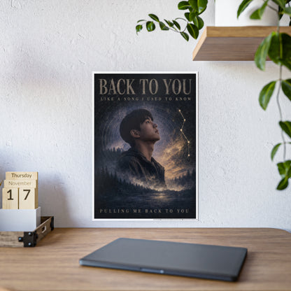 Calvin Kai "Back to you" Glossy Poster