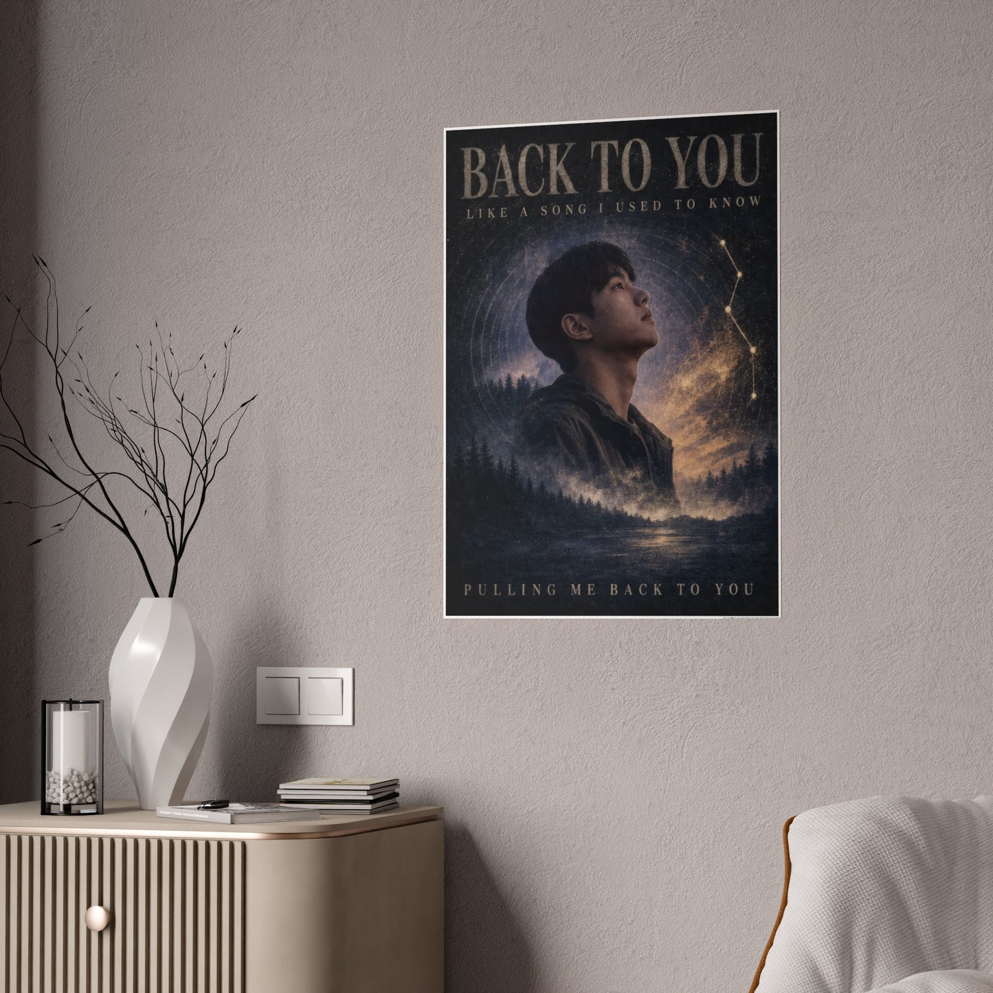 Calvin Kai "Back to you" Glossy Poster