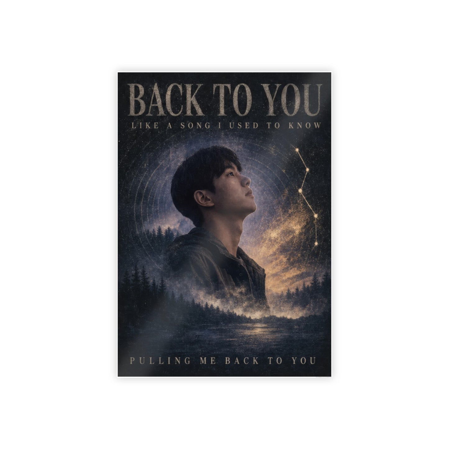 Calvin Kai "Back to you" Glossy Poster