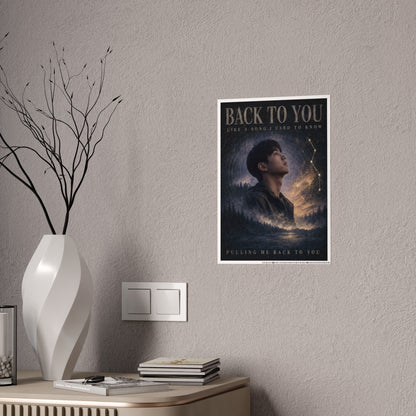 Calvin Kai "Back to you" Glossy Poster