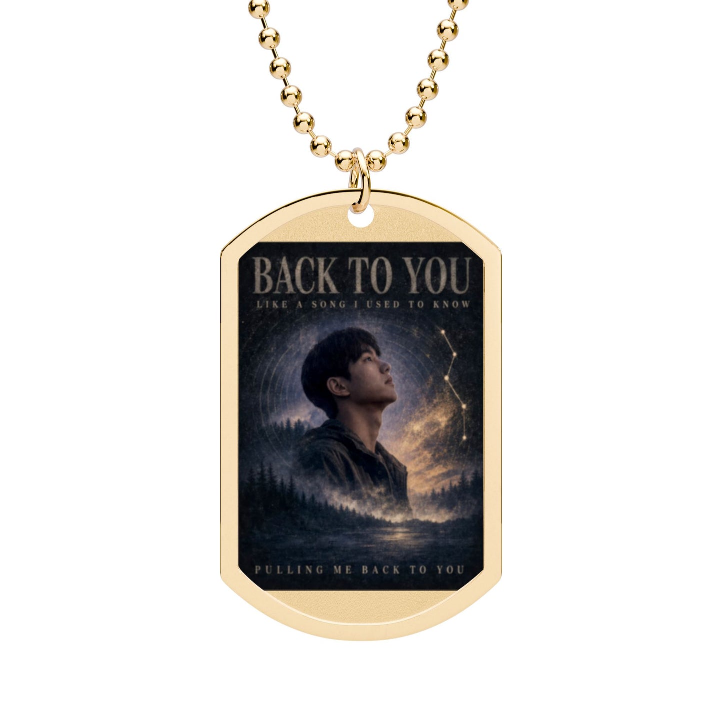 Calvin Kai "Back to you" Collectible Dog Tag